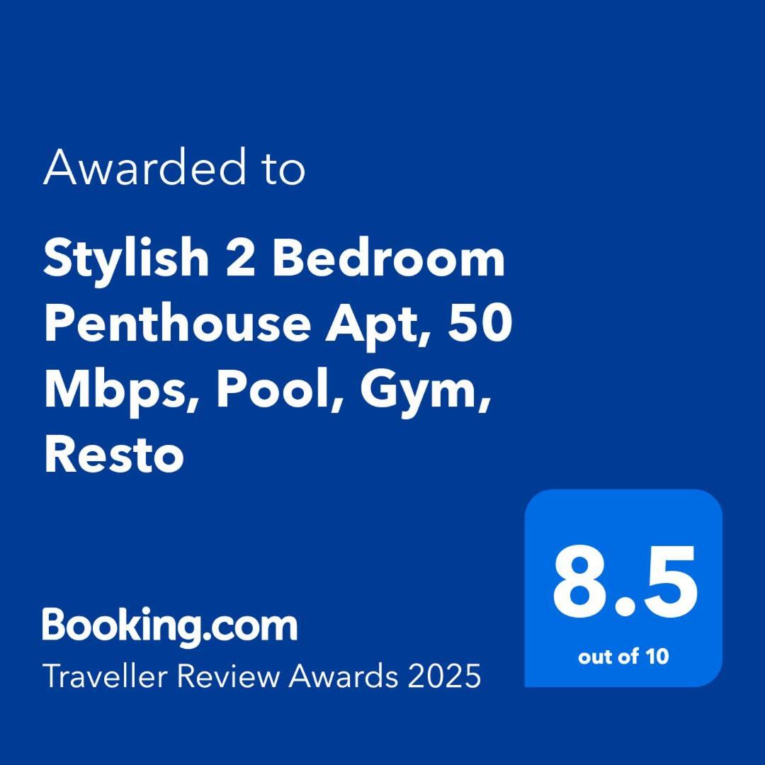 Stylish 2 Bedroom Penthouse Apt, Newly Refreshed, 50 Mbps, Pool, Gym, Resto Kuta Lombok Zewnętrze zdjęcie